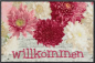 Preview: Fussmatte Dahlia Willkommen 50x75cm