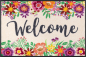 Preview: Fussmatte Welcome Blooming 50x75cm