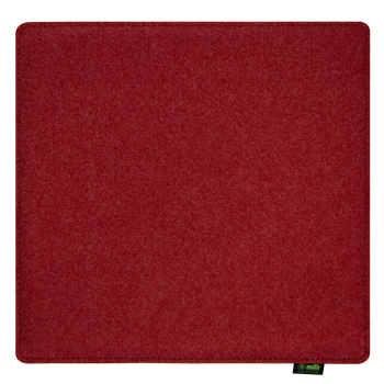 Violan Sitzkissen eckig 33x33cm, cherry-red