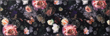 Fussmatte Night Roses 60x180cm