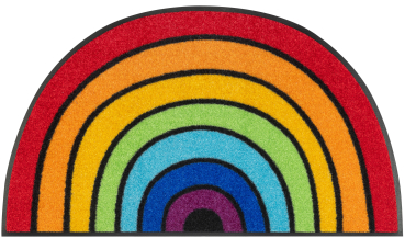 Fussmatte Round Rainbow 50x85cm