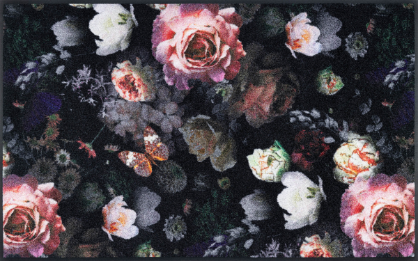 Fussmatte Night Roses 75x120cm